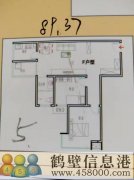 急售！山城區(qū)時(shí)尚大廈小高層5樓毛坯房